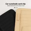 Car Sun Visor Organizer Multi-Pocket Pouch Bag Card Glasses Storage Holder Scratch-Resistant Auto Visor Holder For Car Interior