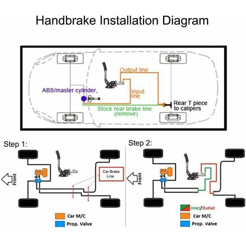 НОВЫЙ-Гидравлический ручник для дрифта E-Brake Racing Handbrake Длинный рычаг Запасные аксессуары