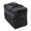 BIGMAN Double Zip Tool Bag, Volume 13, BMB-07, Durable Black Fabric Tool Bag for DIY and Outdoor Use, Model Number: 4962308193289