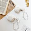 Браслет-чехол для наушников Airpod 1/2 поколения, простой бант, подходит для Airpodpro 3 поколения, прозрачный чехол
