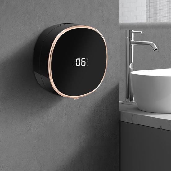 Электрический бесконтактный дозатор мыла настенный IPX5 водонепроницаемый перезаряжаемый аккумулятор высокотехнологичный