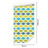 Fashionable retro waves wallpaper for living room and bedroom 50x1000
