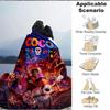 1Pc Cultural Celebration Mexico Blanket Soft And Comfortable Casual Warm Camping Travel Christmas Halloween Xmas Gift M924360
