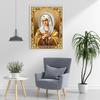 Maria Diy Painting Diamond Diamond Embroidery Religion Cross Stitch Rhinestone Full Round Drill Resin Art Home Decor Gift