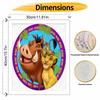 Disney Lion King Oil Painting Kit Home Bedroom Wall Decor Handmade Gift Art Painting Projects Perfect Unique Craft Supplies For Fun