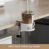 Universal Desktop Cup Holder Adjustable Desk Cup Holder Drink Mount Table Edge Holder  Office