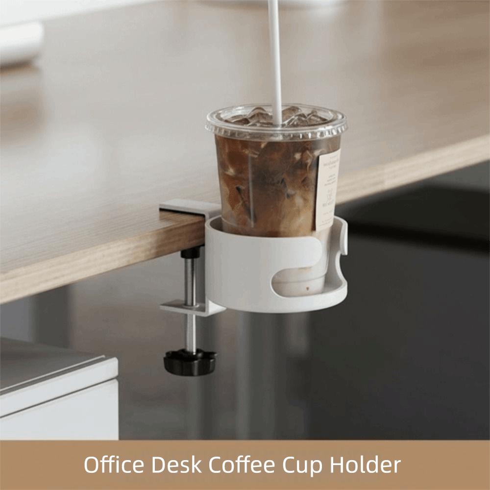 Universal Desktop Cup Holder Adjustable Desk Cup Holder Drink Mount Table Edge Holder Office