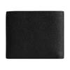 Coach Wallet 11 Solid Color Letter Logo Crossgrain Leather And Canvas Wallet Women wallet Black CJ880-BLK