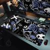 Загадочный Черный Кот Граффити Коврик для Мыши Большой Компьютерный Офисный Игровой Настольный Коврик Резиновый Противоскользящий XXL Коврик для Мыши HDP Длинные Настольные Коврики