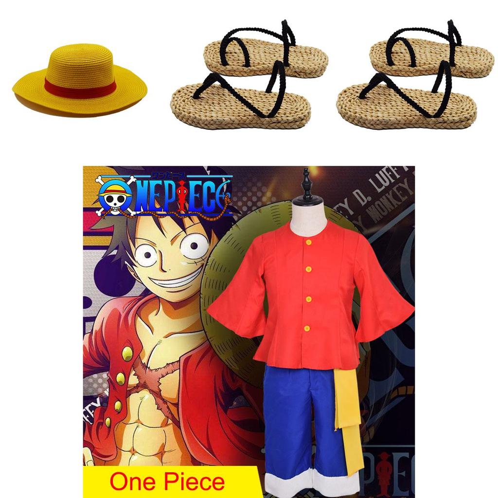 Завораживающий костюм Манки Д. Луффи из One Piece в Новом Мире для Хэллоуина и косплея