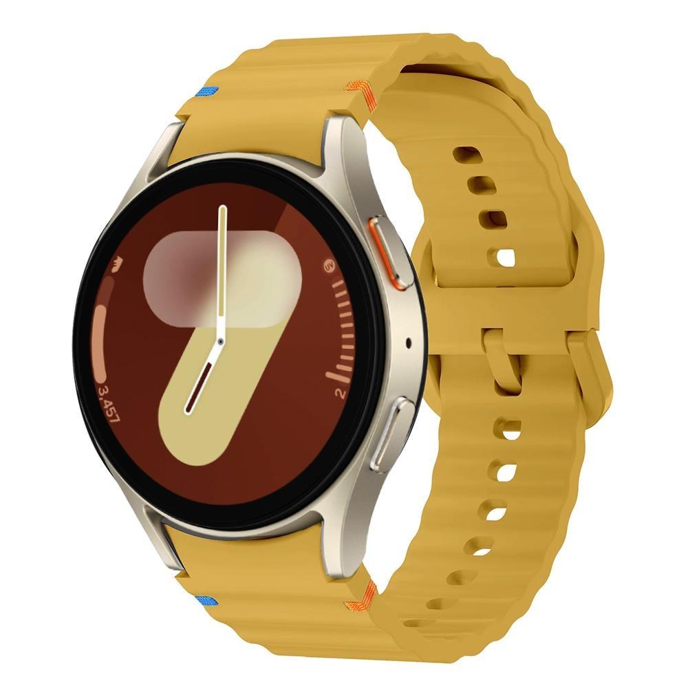 Ремешок No Gaps для Samsung Galaxy Watch 7 6 5 4 44 мм 40 мм Watch FE 40 мм Watch 6 Classic 4 Классический мягкий спортивный силиконовый ремешок для Galaxy Watch 5 Pro 45 мм