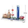 LULUFUN Micro Blocks Shanghai City Series Skyline Architecture Bund Building TV Tower Building Blocks Toy Gift Interior Decor Kids Adults Gift