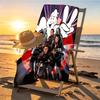 Ghostbusters Print Beach Towel Design, Soft, Lightweight. for Home Bathroom, Spa, Pool, Yoga, Surfing, Camping, Gift for Family, Friend