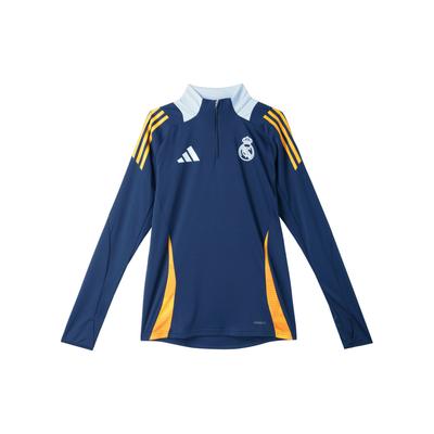 Футболка Real Madrid Aeroready Tiro 24 Competition с длинным рукавом, мужская, ярко-синяя JE4205