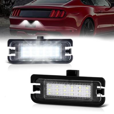 Белый светодиодный фонарь подсветки номерного знака для Ford Mustang 2015-2021