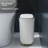 Compact Press-Top Trash Can for Bathroom, Bedroom, or Kitchen