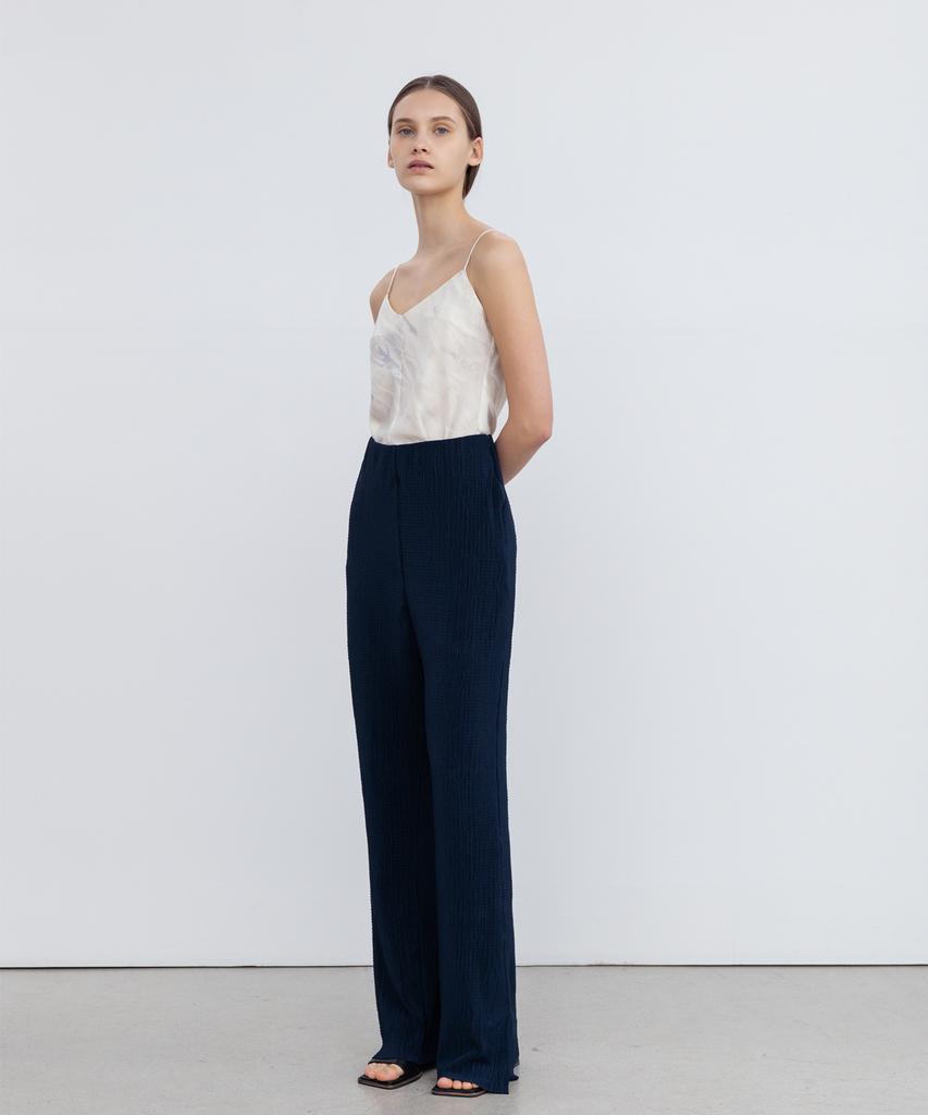 RE RHEE High Rise Pleated Pants Na
