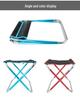 Большой портативный складной стул из алюминия 7075 для барбекю на открытом воздухе, рыбалки, кемпинга и многого другого.