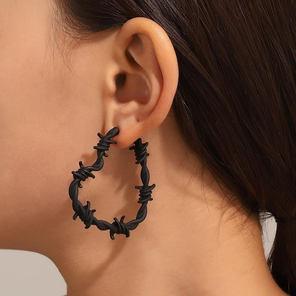 Retro Hoop Earrings Punk Drop Earrings New Earrings Jewelry Gift