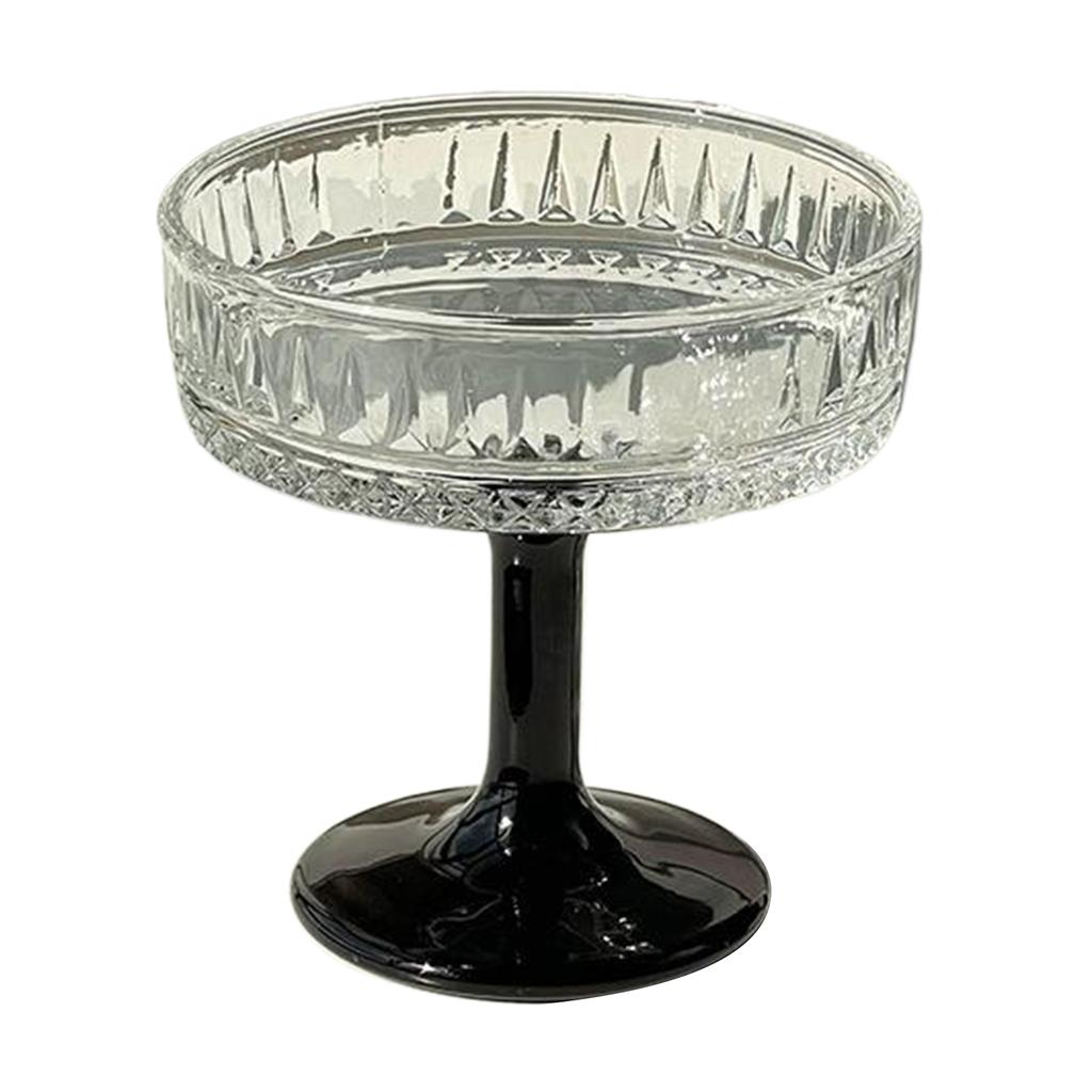 2025 Новая стеклянная чашка для мороженого Прочная конструкция Ребристые бокалы-купе Бокалы-купе для шампанского Чашка для мягкого мороженого 200 мл