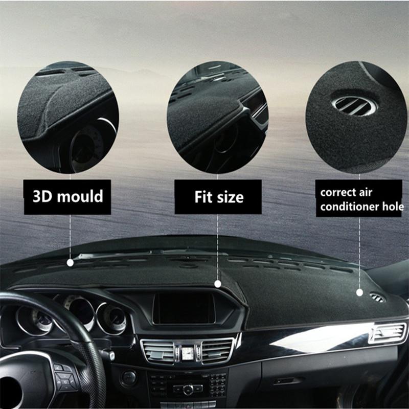 Чехол на приборную панель автомобиля Toyota Corolla 2007-2013 с левым рулем, дакрон, избегайте света, коврик для приборной панели автомобиля, светлая автомобильная накладка