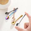6Pcs Tiny Spoon Set Mini Stainless Steel Spoons for Salt Spice Jars Portable Seasoning Spoon for Powder Spices Sugar Coffee