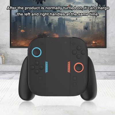 Зарядная рукоятка для Nintendo для Switch 2 Joy-Con Контроллер Рукоятка Ручка ABS Игровой держатель для Switch 2 Joy-Con Игровые аксессуары