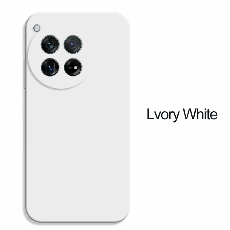 Для OnePlus 12 Чехол Противоударный квадратный жидкий силиконовый мягкий чехол для OnePlus 12 One Plus 12 OnePlus12 5G Чехол для телефона Coque Fundas