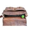 Goat Leather Messenger Briefcase Genuine Men's Vintage Brown New Shoulder Bag