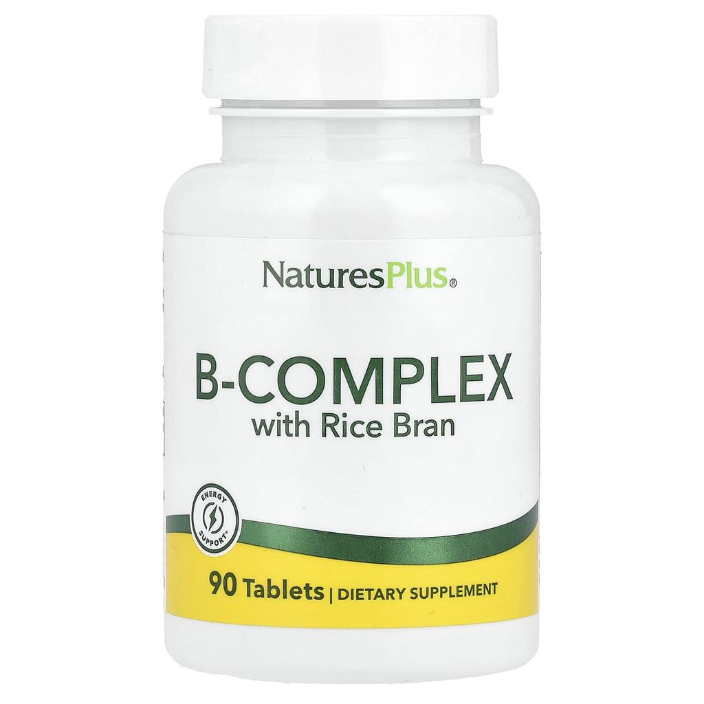 B-Complex with Rice Bran, 90 Tablets