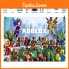 Баннер для украшения дня рождения в стиле игры Roblox для мальчиков 5x3 Этилен Фотофон Ткань