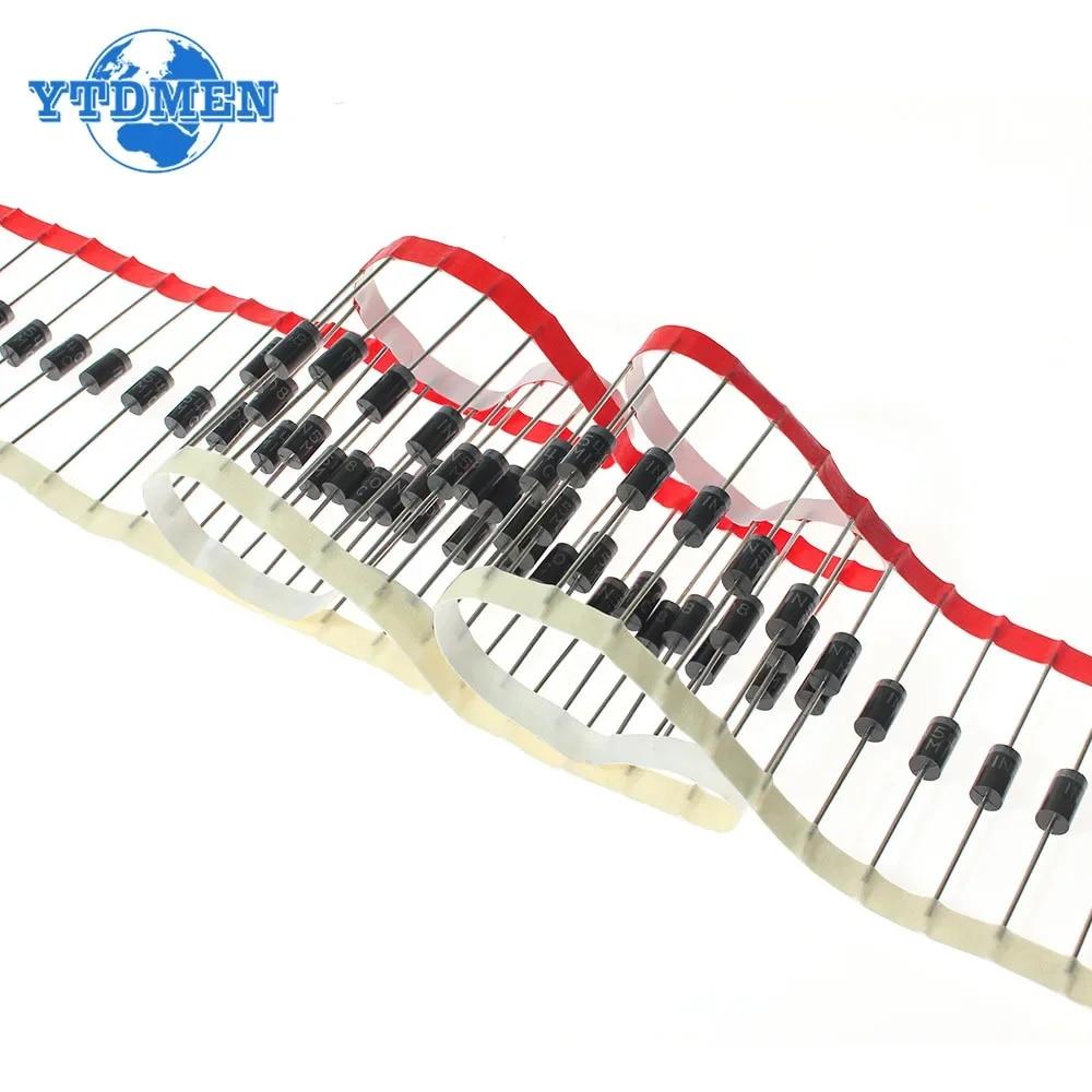 50/100 шт. выпрямительный диод 1N5406 1N5408 DO-27 3A 600 В 1000 В электронный компонент