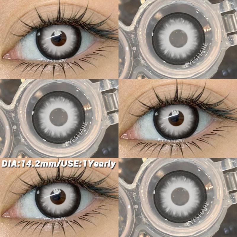 COD EYESHARE RAVEN BLACK Косплей Контактные Линзы Кроваво-красные Хэллоуин Макияж Глаз Линза Белые/Черные Сумасшедшие Косплей Мягкие Линзы