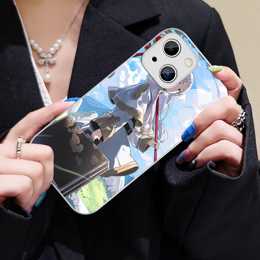 Горячий японский аниме-комикс Фрирен Чехол для телефона Для IPhone 14 13 12 Mini 11 Pro XS Max X XR 14 Plus Закаленное стекло