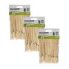 Set of 150 Wooden Skewers 25 Cm Fackelmann Ref. 9908050