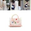 Chic And Fashionable Kids Handbag Featuring Cute Lace And Rhinestones For Girls