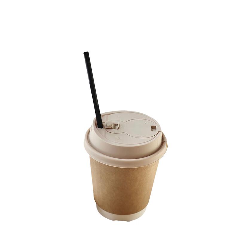 Disposable Double-Layer Kraft Coffee Cups