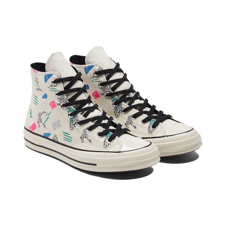 Converse Chuck 70 High Archive Skate - Egret Unisex Sneakers Cream Court-Green 170923C