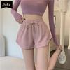 Повседневные спортивные универсальные домашние шорты Детская одежда Новые летние мешковатые узкие шорты с высокой талией