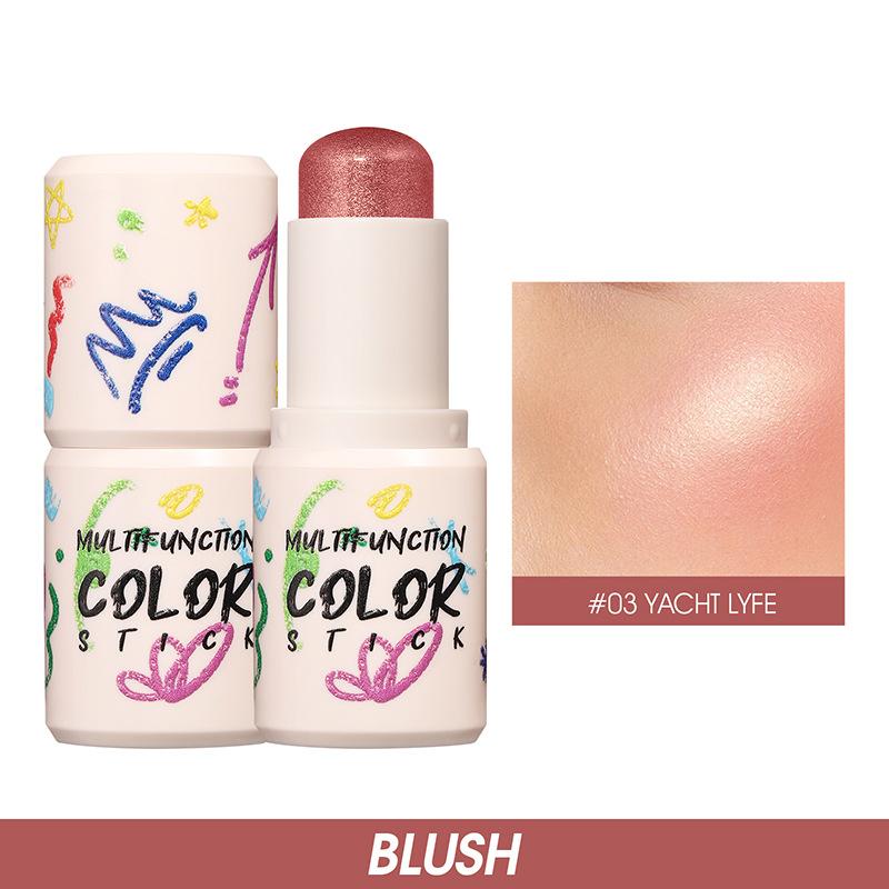 LANGMANNI 4 цветных румяна-стика, стойкие, естественно осветляющие румяна-карандаш