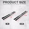 Hot Sale Car Side Skirt Adjustable Bumper Carbon Fiber Modifiedextension Rocker Plate Lip For Kia For Ford For Mazda For BMW
