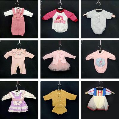 Одежда для кукол, подходит для 50-55 см, силиконовая кукла реборн, ручная работа, одежда принцессы для малышей, комплект платьев, аксессуары для кукол