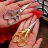 1pc, Premium Stainless Steel Vintage Sewing Scissors - Perfect for Fabric Cutting, Embroidery, Cutting and Paper Art Scissors