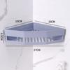 Seamless Sticker Triangle Shelf Toilet Storage Rack Kitchen Bathroom Toilet Shelf Corner Storage Rack