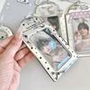 Высококачественный держатель для фотокарточек K-pop 3 дюйма, подвеска для демонстрации фотографий, фоторамка для айдолов, ПВХ, серебряный держатель для карт