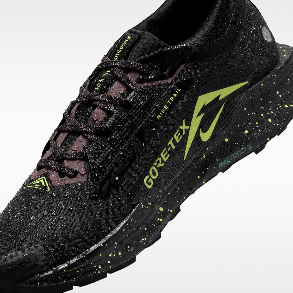 Nike React Pegasus Trail 5 Gore-Tex Черный Фантом Вольт Лед