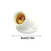 20PCS Light Socket 45 Degree Screw In Angled Lamp Base Angled Light Base For Secure Wall Installation