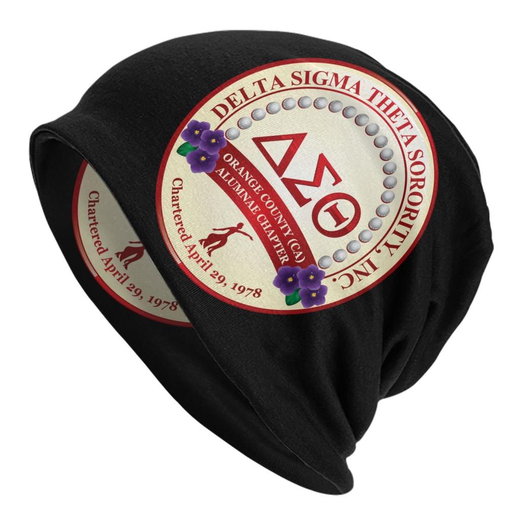 Индивидуальные шапки-бини Delta Sigma Theta Уличные вязаные шапки Для женщин Унисекс Теплые зимние шапки-бини