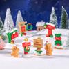 Micro-landscape Christmas Road Signs Indication Signs Crystal Balls Decorative AccessoriesMiniature Mini Ornaments