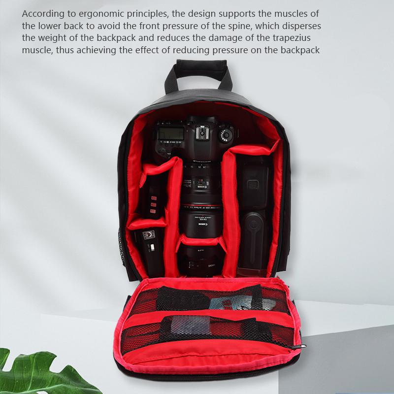 Для зеркальной фотокамеры Nikon Canon SONY цифровой объектив для уличной фотосъемки рюкзак легкий водонепроницаемый тканевый большой емкости сумка